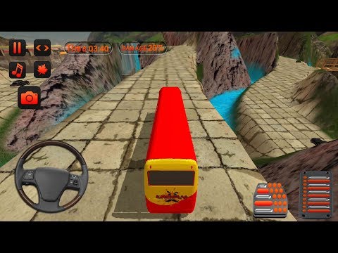 Offroad Bus Simulator 3D 2018 | Mountain Climb Offroad Game | Luxury Metro Bus