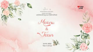 Download lagu Meenu & Jerin | Betrothal | 22.01.2022 | mp3