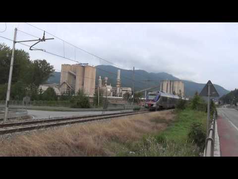 JAZZ ETR. 425 IN TRANSITO : ROBILANTE (CN) 22 - 8 - 2014.