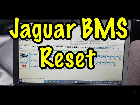 Jaguar SDD BMS Battery Monitoring System Reset