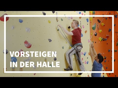 Vorstiegsklettern in der Halle | Einfach Klettern
