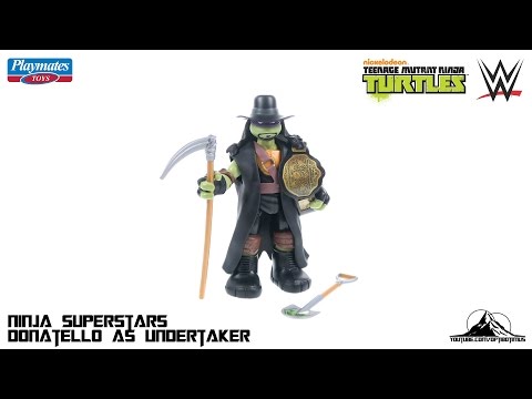 Teenage Mutant Ninja Turtles WWE Ninja Superstars DONATELLO as THE UNDERTAKER