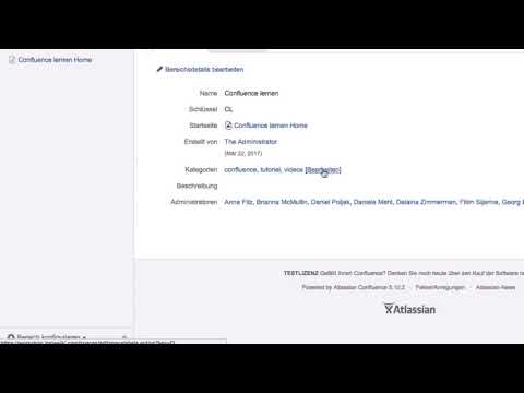 Bereiche und Stichworte - Atlassian Confluence lernen #51