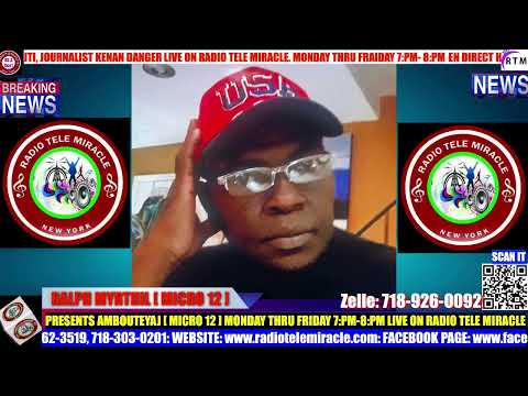 ALPRH MYRTHIL PRESENTS AMBOUTEYAJ [ MICRO 12 ] MONDAY THRU FRIDAY 7:PM-8:PM LIVE ON RTM.