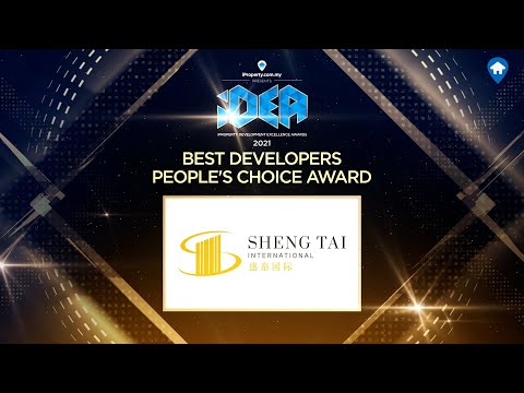 iDEA 2021 | Best Developers - People Choice Award (Sheng Tai International Sdn Bhd)