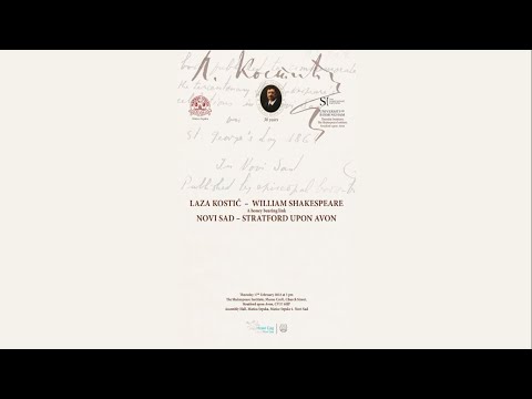 Laza Kostić – William Shakespeare | Novi Sad – Stratford upon Avon
