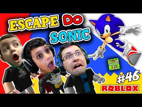 Roblox Quem Consegue Escapar Do Sonic Escape Sonic Obby Family - download roblox parkour de meninos e meninas escape boys and
