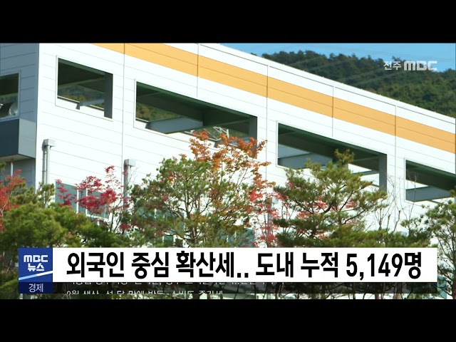 외국인 중심 확산세 도내 누적 5,149명