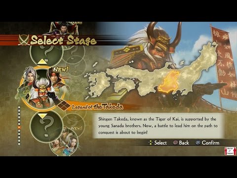 Samurai Warriors 4 Campaign Walkthrough (PS4) Legend of the Takeda Part 1 - Battle of Kawanakajima