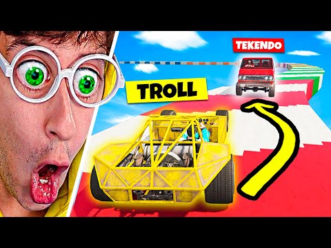 TROLL vs BROTHER Race 😂!!! (Cars Head to Head) - GTA 5 Online TEKENDO