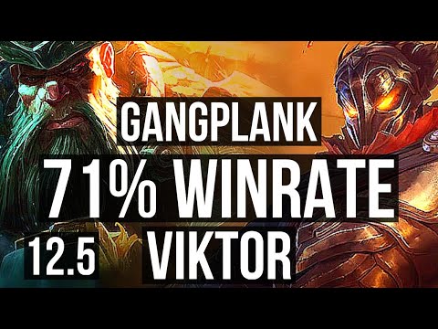 GP vs VIKTOR (TOP) | 7/0/4, 71% winrate, Godlike | KR Master | 12.5
