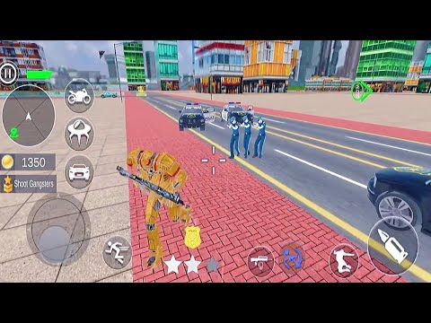 Spaceship Robot Bike Game 2021 | Transformers - Fighting car transforming robot game