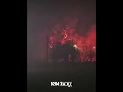 Incendio en Rawson  San Juan