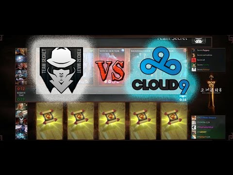 Team Secret vs Cloud 9 - Зачем покупать ТП? D2AC