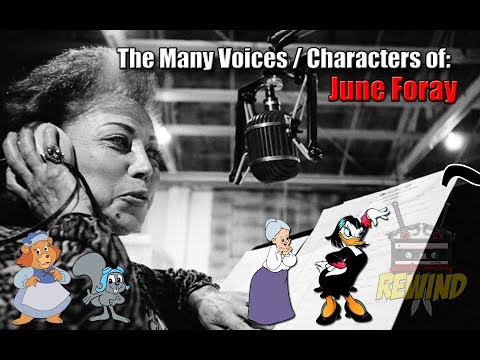JUNE FORAY: The Many Voices / Characters of (Cartoon Voice Actor)