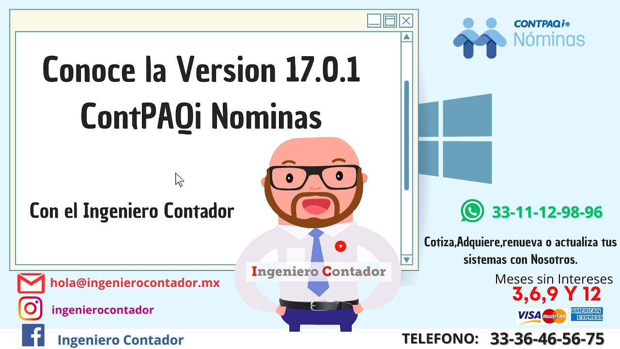 ContPAQi Nominas 17 0 1 Conoce lo Nuevo #nominas #contpaqi
