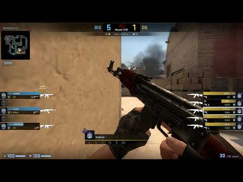 CS:GO POV Demo OG mantuu (28/13) vs BIG (de_mirage)