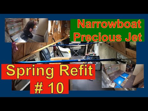 Narrowboat Refit #10 Shower sole and sticky walls!!!