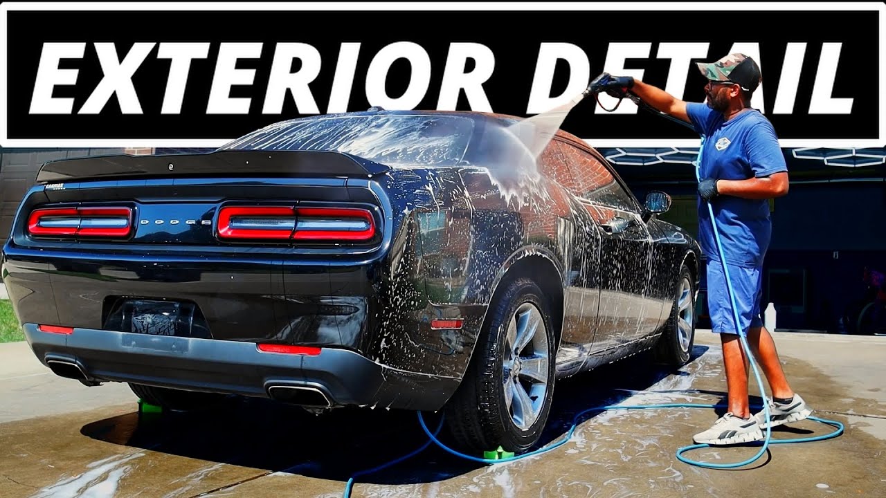 Dodge Challenger Full Exterior Detail - Wash, Polish and Ceramic Coating