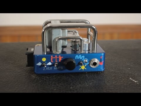 Zvex Nano Head 1/2 watt Amplifier Pedal sized Amp Hand Painted Myrold image 11