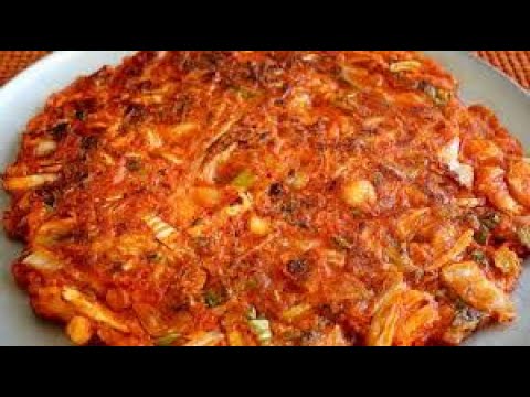 Kimchi pancakes - bánh kim chi