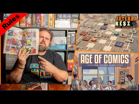 Age of Comics (The golden years) - Játékbemutató - Játékra kész / Play Right Away