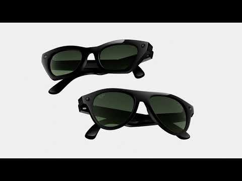 美品　Ray-Ban  スマートグラス マットブラック AIグラス】Ray-Ban Meta（Gen 3）Wayfarer 【Large】マットブラック