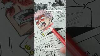 Coloring my favorite manga 👀 #shorts #anime #yujiitadori