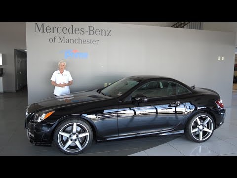 2015 Mercedes Benz SLK 250 Roadster Convertible tour with Anita
