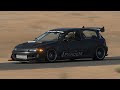 Gran Turismo 7 Honda Civic EG 1992 Garage RCR Pandem SEMA In Willow Springs International Raceway