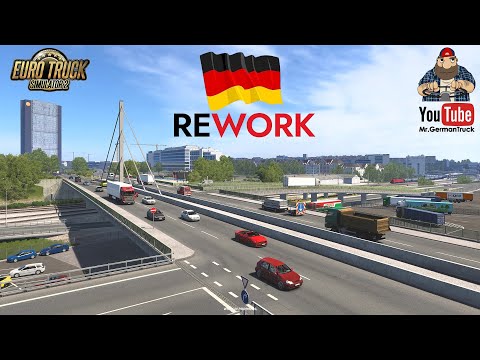Euro Truck Siumulator 2 - Deutschland Rework - Rhein-Ruhr 🤩