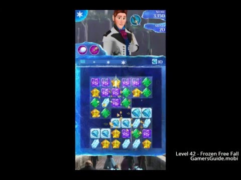 Frozen Free Fall Level 42 - Gameplay Help Guide - iOS/Android