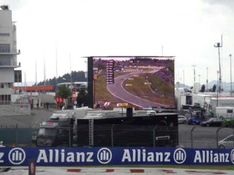 FORMULA 1GP NURBURING SANTANDER VON DEUTSCHLAND 2011 - First Lap