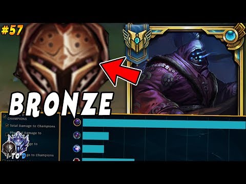CHALLENGER Jax Goes Into BRONZE! HARD Smurfing in Bronze | Iron IV to Diamond #57 League of Legends