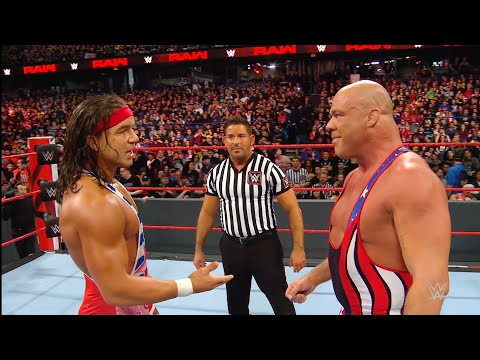 Chad Gable vs Kurt Angle: WWE Raw March 18, 2019 HD [Dream Match]