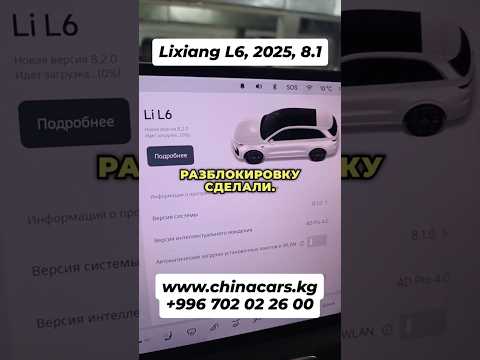Разблокировка Lixiang рест 2025, 8.0, 8.1.  #русификациякитайскихавто #lixiang #liauto #lixiangadb