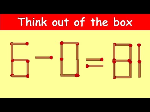 Fix 6-0=81 | Match Stick Puzzles part 32 | Puzzles with Answer