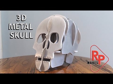 Making 3D Metal Skull Pen Stand