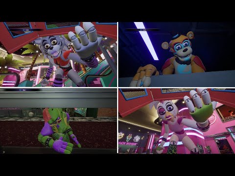 Everyone catches Gregory for hiding from them - Five Nights at Freddy's: Security Breach