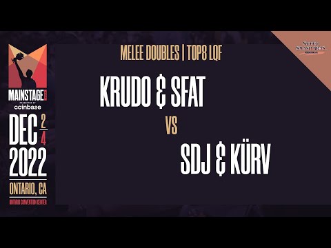 Krudo / SFAT vs CJ / S2J - Melee Doubles Top 8 Losers Quarter-Final  - Mainstage 2022