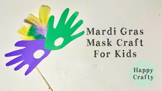 Cool Mardi Gras Mask in Just Minutes (for Kids)