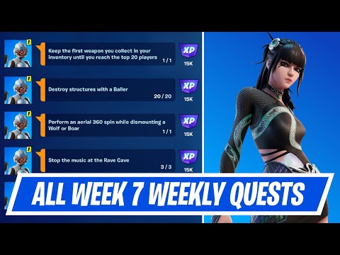 Fortnite Week 7 Quests Guide - How to complete Week 7 Weekly Challenges in Chapter 3 Season 3