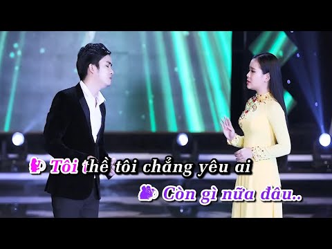 LK Cho Vừa Lòng Em & Ngày Buồn (Karaoke) - Thiên Quang ft. Quỳnh Trang