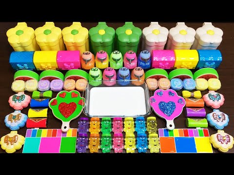 Mixing Store Bought Slime and Glitter Into Glossy Slime - Most Satisfying Videos 1915