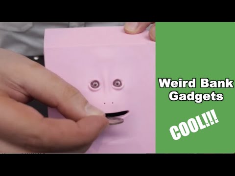 GUY SHOWS OFF WEIRD COIN BANK COLLECTION