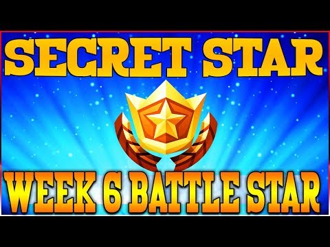 FORTNITE WEEK 6 BONUS BATTLE STAR LOCATION GUIDE // SECRET BATTLE PASS STAR CHALLENGE