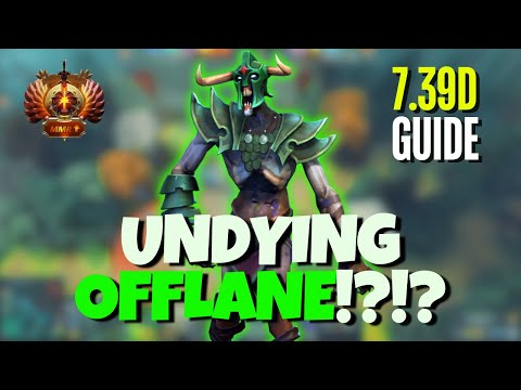 Is Undying Offlane Viable? | Dota 2 7.39D