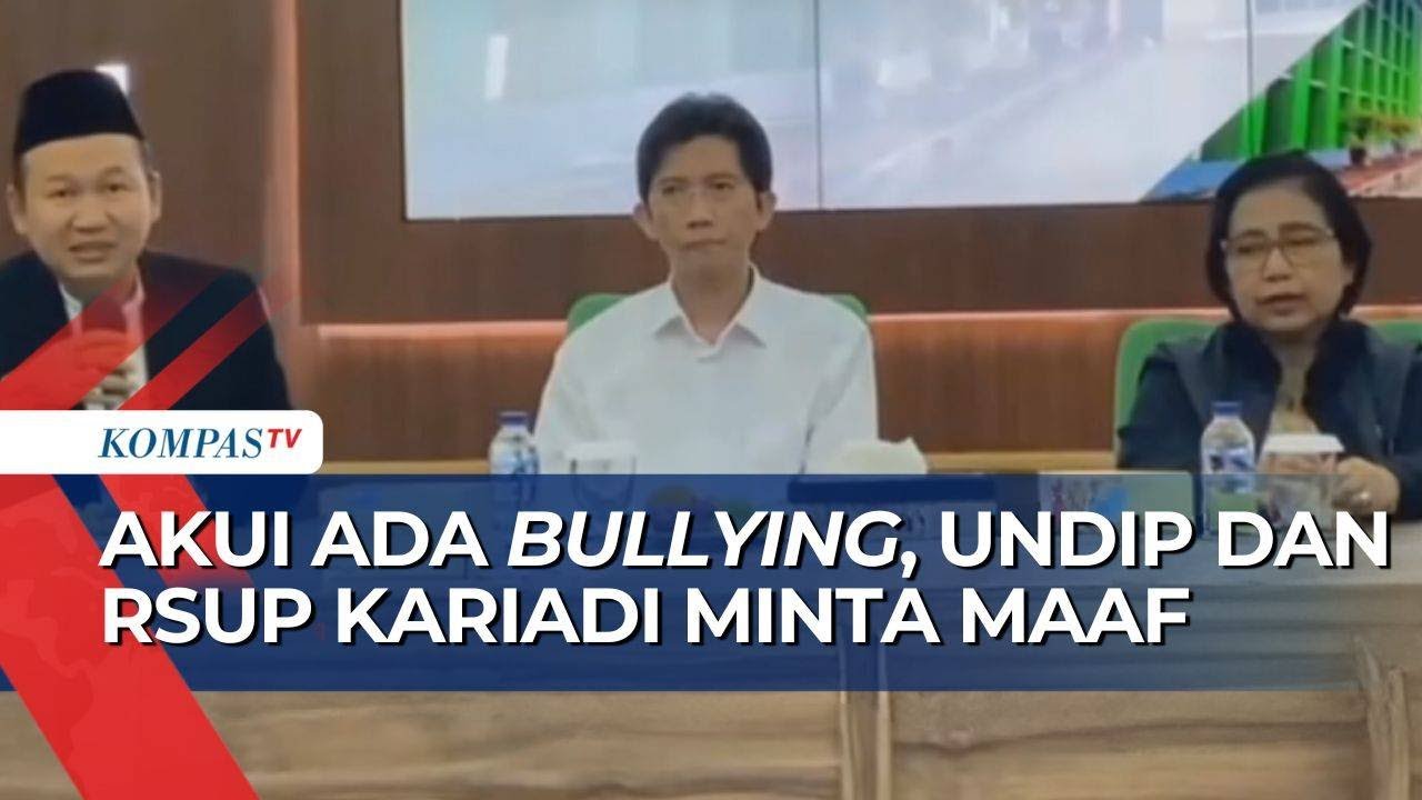 UNDIP dan RSUP Kariadi Akhirnya Akui Ada Perundungan Dokter PPDS dan Minta Maaf