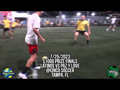 Latinos vs Paz y Love Premier A League Final @ Cinco Soccer Tampa