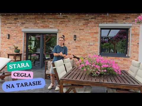 Our terrace transformation. Old brick wall.